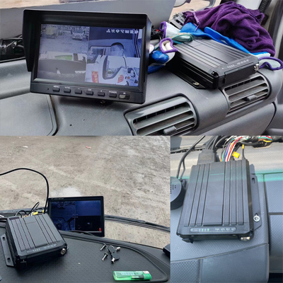 4 canaux DVR SD Enregistreur vidéo numérique Dispositifs de suivi GPS pour automobiles